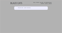 Desktop Screenshot of black-cats.org