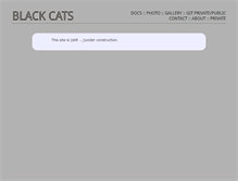 Tablet Screenshot of black-cats.org